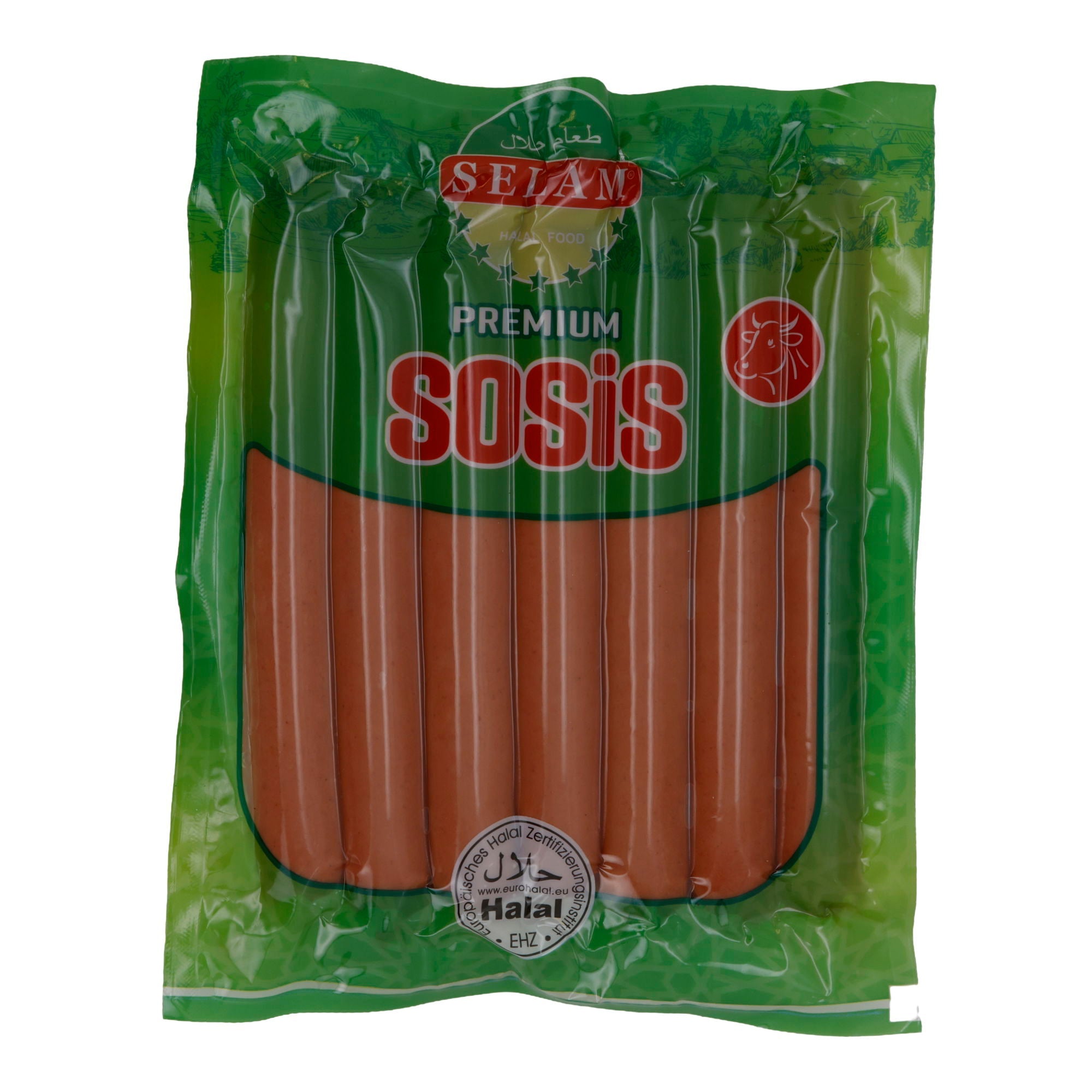 Rindswurst Selam | Premium Sosis | Halal, vielseitig | 500 g SELAM